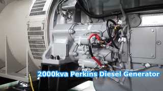 Soluzione di alimentazione per generatore diesel Perkins da 2000 kva