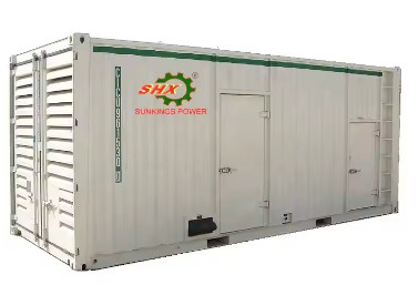 comprare 1550KVA Container Diesel Generator Set con motore SHX Diesel Generator Soundproof Electric Plant Generator per industria online manufacture