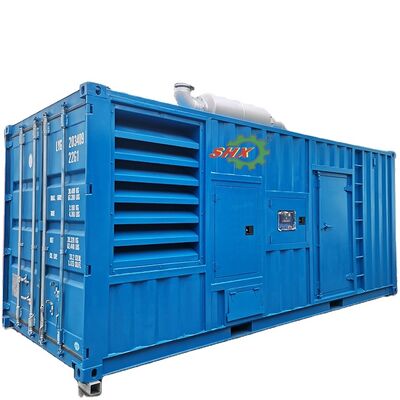 comprare Generatore Diesel Insonorizzato da 1375 KVA 1100KW Raffreddato ad Acqua Containerizzato 40HQ ATS Avviamento 24V DC online manufacture