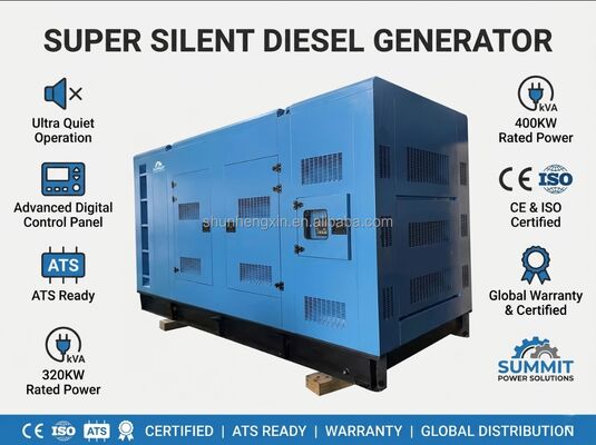 comprare Perkins 400kva 500kva Generatori diesel silenziosi Stamford Generatore alternatore con 24V DC Electric Start ATS in vendita online manufacture