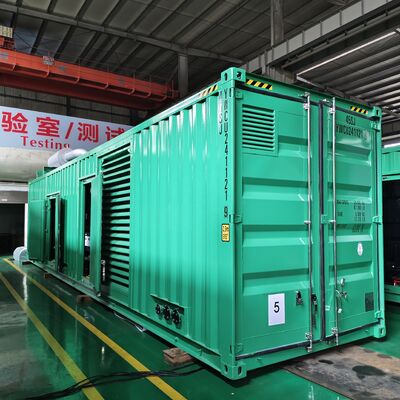 comprare Tipo gruppo elettrogeno diesel del contenitore di 1000kw 1200kw 1500kw gruppo elettrogeno diesel della centrale elettrica industriale con il motore di Weichai online manufacture