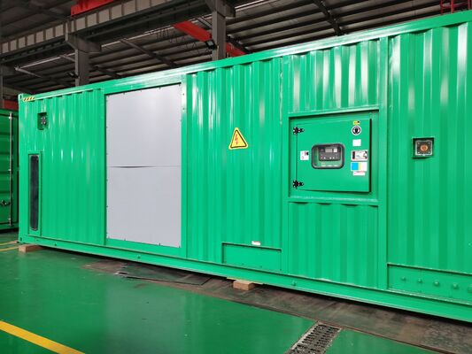Gruppo elettrogeno silenziato in container da 1000 kva 1250 kva 1500 kva 1875 kva Baudouin/Weichai con ATS per data center/ospedale/edificio