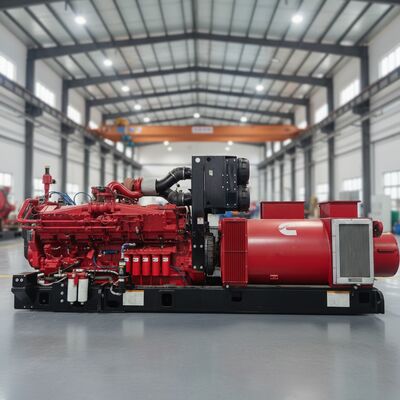 Gruppo elettrogeno a metano, GNL, GPL e gas naturale da 500kw, 800kw, 1000kw raffreddato ad acqua per generazione di riserva