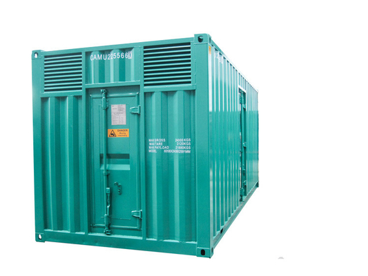 Singola Cummins centrale elettrica sopportante diesel standby insonorizzata del generatore 2MW