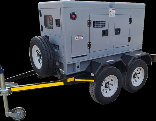 insieme diesel della DG di Cummins dei generatori del rimorchio mobile di 720A 400kw in centrale elettrica