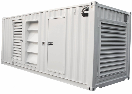 Produzione di elettricità diesel del generatore silenzioso mega del contenitore 1000KW